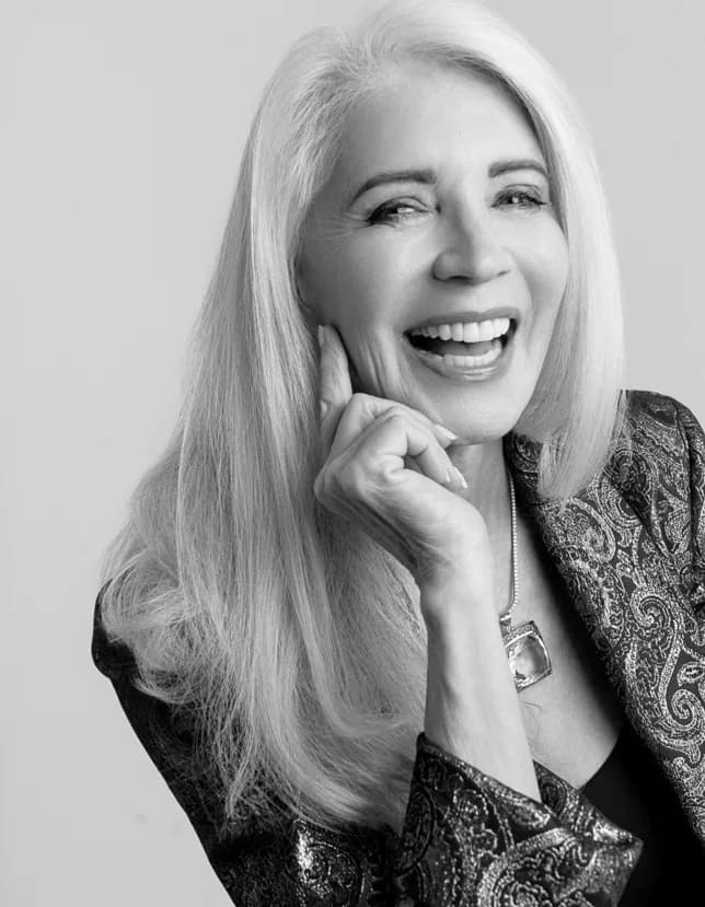 Ruth, silver-haired woman from Miami, Florida, sharing her going-gray story