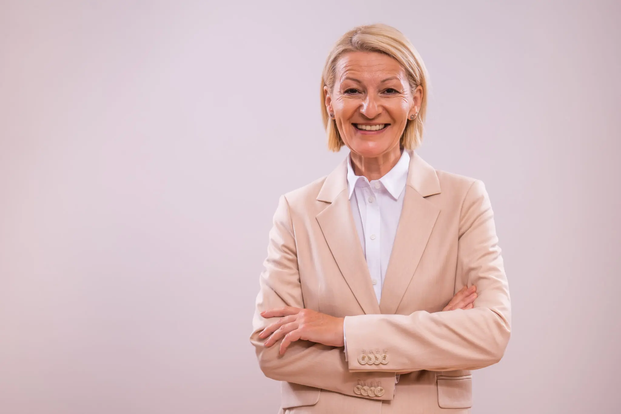 Professional woman with arms crossed